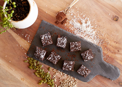 Chocolate Protein with Spinach DIY Snack mix