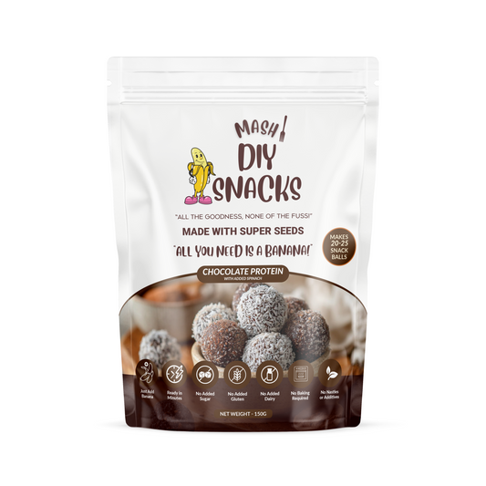 Chocolate Protein with Spinach DIY Snack mix